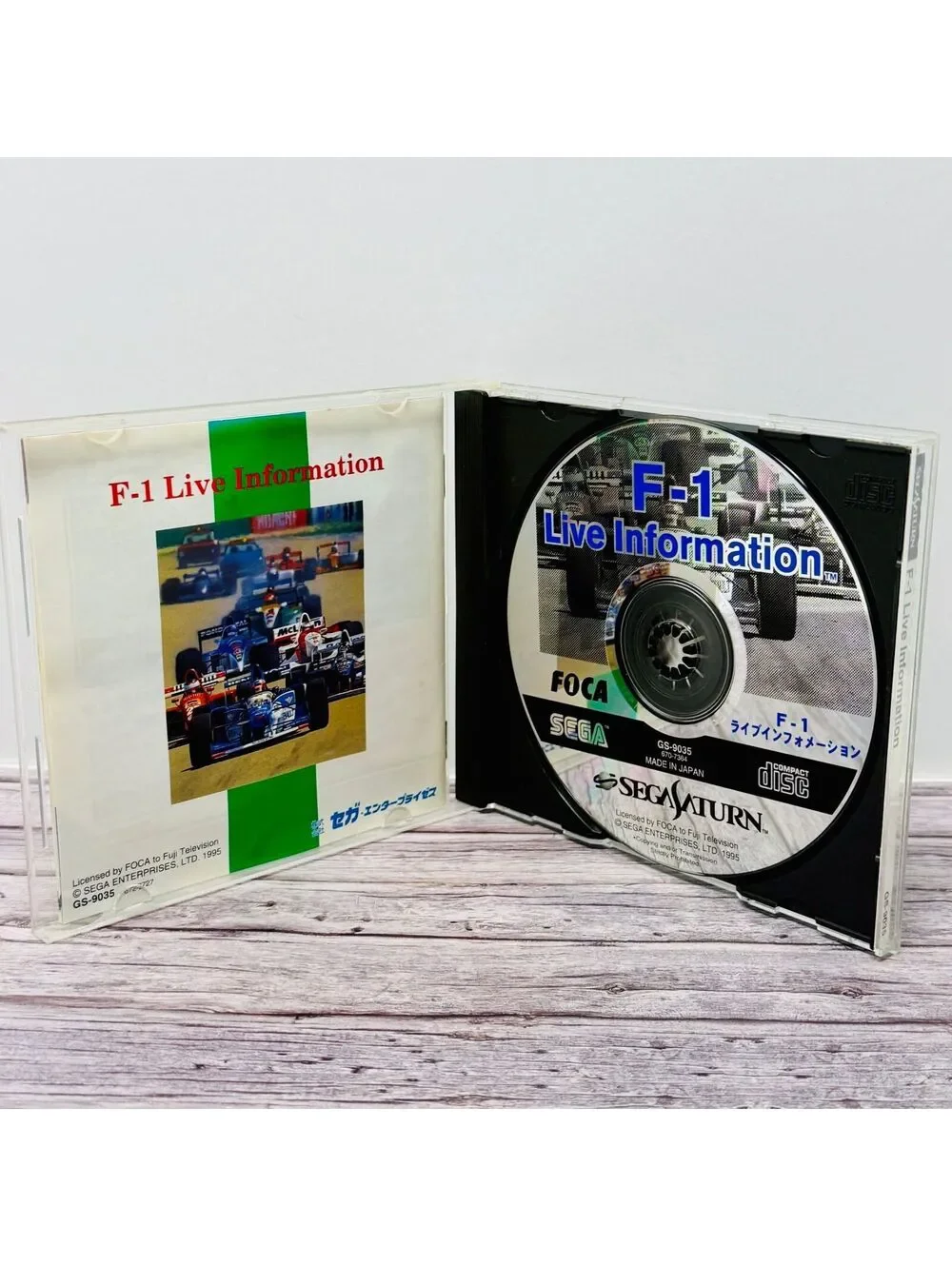 F-1 Live Information Sega Saturn Game Japan Import US Seller